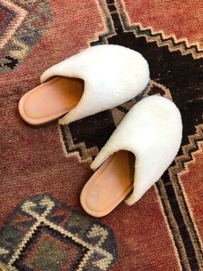 Wal & Pai Ogden Shearling Mules